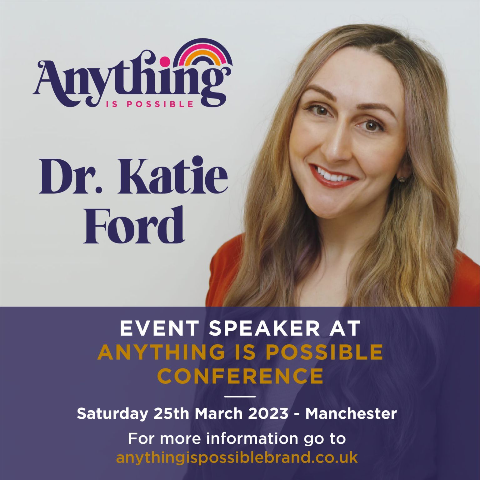 Image from the post: Speaking at Anything Is Possible 2023 alongside some incredible names...